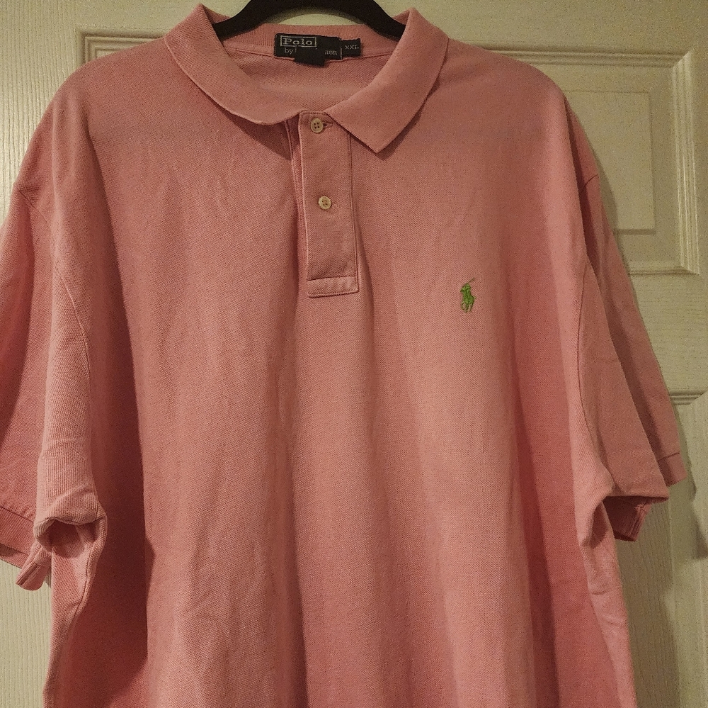 Polo by Ralph Lauren Pink Classic Polo Shirt Mens Size XXL